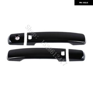 インフィニティ G25 G37 2008 - 11~2013 ABS カーアクセサリー ドアハンドル ボウル ドアハンドル カバー カバー トリム - Glossy Black8