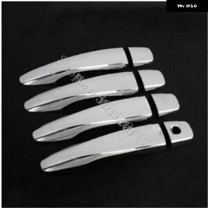 カーアクセサリー ABS ドアハンドル ボウル ドアハンドル カバー カバー トリム 日産 QASHQAI J11 2016 2017~2022 - a