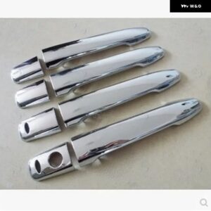 ABSクローム ドアハンドル カバー カバー トリム 三菱 アウトランダー2016-2018カー スタイリング - 2