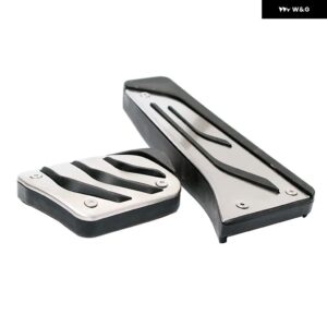 BMW 1 2 3 4シリーズ M3 M4 E87 E90 F20 F21 F30 F32 F36 F80 F82 車用アクセルクラッチペダル ステンレス カーアクセサリー - AT 2pcs