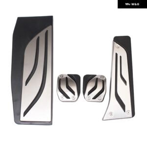 BMW 1 2 3 4シリーズ M3 M4 E87 E90 F20 F21 F30 F32 F36 F80 F82 車用アクセルクラッチペダル ステンレス カーアクセサリー - MT 4pcs