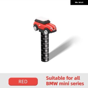 MINI COOPER F54 F55 F56 F57 F60 R55 R56 R57 R60 カントリーマン アクセサリー - 1個 車用デザイン インテリア ドアロックピンカバー ステッカー - Red 1PC