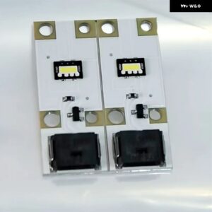 63117263051 BMW X5 X3 X6 F15 F16 F86 ヘッドライト LED モジュール インサート DRL デイタイム ランニングライト モジュール エンジェルアイズ - 2pcs　for　left　light