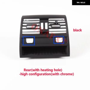 BMW F10 F11 F18 5シリーズ 2010-2017 フロントローウィンド左センター右 エアコン 吹き出し口 ダッシュボード グリル アウトレット パネル - Rear With Hole