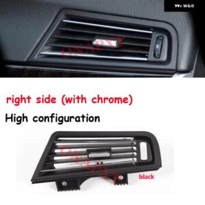 BMW F10 F11 F18 5シリーズ 2010-2017 フロントローウィンド左センター右 エアコン 吹き出し口 ダッシュボード グリル アウトレット パネル - LHD Right