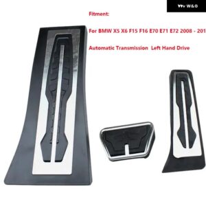 BMW 1 2 3 4 5 6 7シリーズ GT X3 X4 X5 X6 Z4 F10 F15 F30 F31 F34 G30 AT ガス燃料 ブレーキ フットレスト ペダルプレート パッド アクセサリー - X5 X6