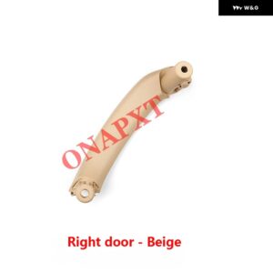 BMW X3 X4 F25 F26 メインドライバーカー インテリア ドアハンドル カーボン インテリア ドアハンドル ドア アームレスト インナーハンドル - R-beige