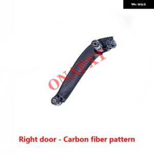 BMW X3 X4 F25 F26 メインドライバーカー インテリア ドアハンドル カーボン インテリア ドアハンドル ドア アームレスト インナーハンドル - R-carbon