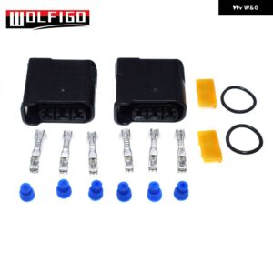 イグニッション コイルコネクタプラグワイヤーピグテール ハーネス 1998-14 スバル 2.0 2.5 3.0レガシィ インプレッサ フォレスター WRX STI EJ205 - 2 SETS No Wire