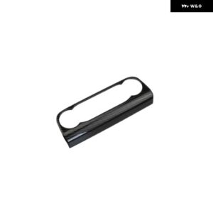 カー エアコン スイッチ ボタン フレーム カバー トリム フォード フォーカス 2019-2022 MK4 ST-LINEアクセサリー - ABS carbon fibre
