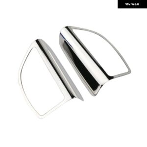 カー オーディオ スピーカー トリム ツイーターデコレーション ステッカー フォード フォーカス 3 4 MK3 MK4 2012 - 2017 アクセサリー - Silver