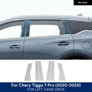 TPU CHERY TIGGO 7 PRO 2020-2024 カーナビゲーションスクリーンフィルム ギア ボックス ステッカー 傷防止 内装アクセサリー - B Pillars Film