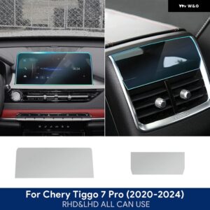 TPU CHERY TIGGO 7 PRO 2020-2024 カーナビゲーションスクリーンフィルム ギア ボックス ステッカー 傷防止 内装アクセサリー - screen film