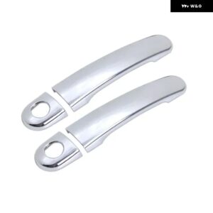 セアト MII 2011-2017 E-MII グロスブラッククローム カー ドアハンドル カバー カーアクセサリー スタイリング ステッカー - model 8