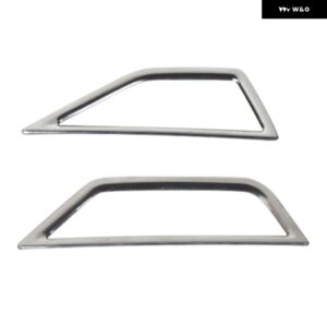 カー スタイリング エアコン 吹き出し口カバー 内装 装飾 リング トリム フォルクスワーゲン VW ティグアン 2 MK2 2017 2018 2019 - blue