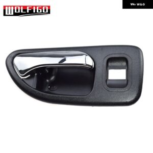 クローム/ブラック インテリア ドアハンドル 1994 1995 1996 1997 アコード 72165SV4003ZA 72125SV4013Z 72665-SV4-013ZC - Rear Right