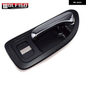 クローム/ブラック インテリア ドアハンドル 1994 1995 1996 1997 アコード 72165SV4003ZA 72125SV4013Z 72665-SV4-013ZC - Front Left