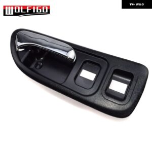 クローム/ブラック インテリア ドアハンドル 1994 1995 1996 1997 アコード 72165SV4003ZA 72125SV4013Z 72665-SV4-013ZC - Front Right