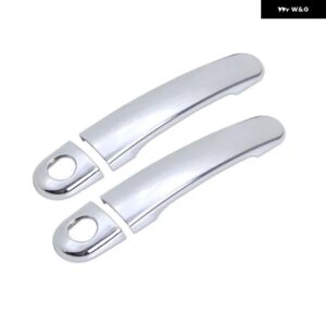 SEAT LEON MK1 1M 1999 - 04 クロームカーボン車 ドアハンドル カバー カーアクセサリー スタイリング ステッカー - model 8