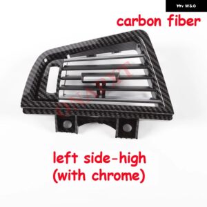 BMW 5 F10 F11 F18 520I 523I 525I 528I 535I カーボン リア 左 右 セントラ ル エアコン ACベント アウトレット グリル パネル - Left High