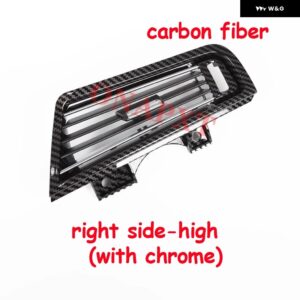 BMW 5 F10 F11 F18 520I 523I 525I 528I 535I カーボン リア 左 右 セントラ ル エアコン ACベント アウトレット グリル パネル - Right High