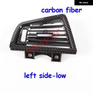 BMW 5 F10 F11 F18 520I 523I 525I 528I 535I カーボン リア 左 右 セントラ ル エアコン ACベント アウトレット グリル パネル - Left Low