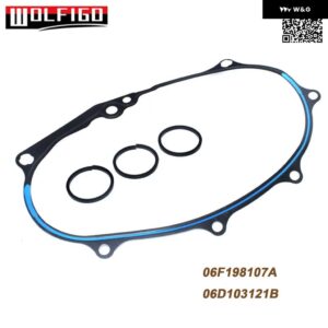 カムシャフト アジャスター ハウジング シールタイミングカバー ガスケット アウディ A3 A4 TT VW JETTA PASSAT EA113 2.0T 06F198107A 06D103121B - set