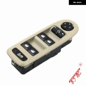 ウィンドウレギュレータースイッチ アセンブリ 右フロント6490GL 96657929BK シトロエン C5 プジョー 508右フロントウィンドウレギュレータースイッチ - WHITE