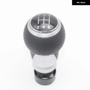 アウディ A1 2011 - 18 車 5/6スピード 12MM 挿入穴 ギアスティック シフト レベル ノブ レザー カバー - 5 Speed2