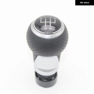 アウディ A1 2011 - 18 車 5/6スピード 12MM 挿入穴 ギアスティック シフト レベル ノブ レザー カバー - 5 Speed3