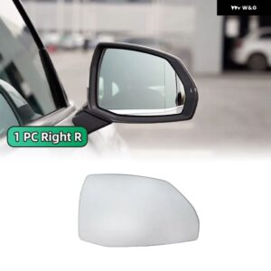 サイドヒーター付き電動広角ウィングミラー ガラス アウディ Q5 Q5L SQ5 FY 2018-2023 Q7 SQ7 4M 2016-2023 カーアクセサリー - 1PC Right