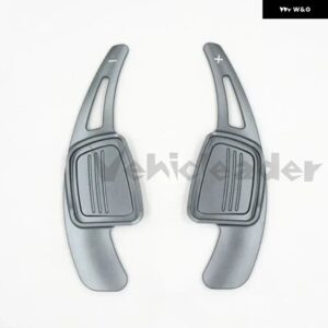 アウディ A3 / S3 フェイスリフト A5 S5 2017 A4 B9 Q7 2016-2017 TT TTS カースポーツ ステアリングホイール シフト パドル シフター アルミ 合金 - Grey