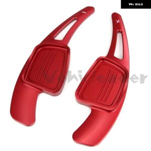 アウディ A3 / S3 フェイスリフト A5 S5 2017 A4 B9 Q7 2016-2017 TT TTS カースポーツ ステアリングホイール シフト パドル シフター アルミ 合金 - Red