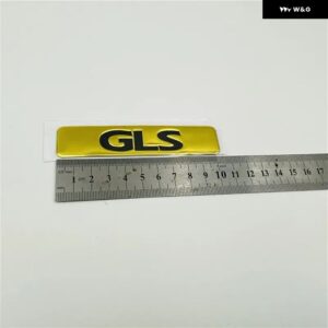 パジェロ モンテロ ランサー GLS GLX EX V6 エンブレム リア トランク ロゴ サイドフェンダー マーク ネームプレート オート デカール - GLS gold