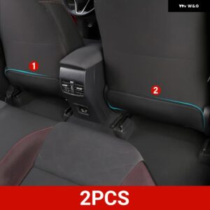 トヨタ カローラ クロス XG10 2020 - 24 2025 ハイブリッド カーシートバックプロテクトカバー キックプルーフマット アクセサリー - 2PCS