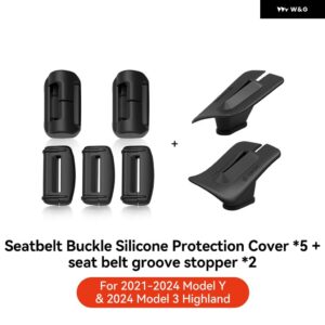 テスラ モデル3 ハイランド モデルY カーシート ギャップ フィラー サイドシーム スタイリング シート 漏れ防止 充填 シリコン カバー アクセサリー - 7pcs