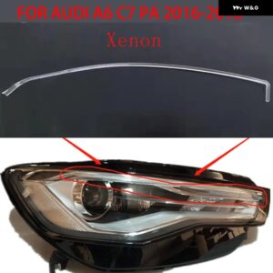 アウディ A6 C7PA 2016-18 キセノン ヘッドライト 車 DRL デイタイム ランニングライト ガイドプレートバー - 1pcs for Left light