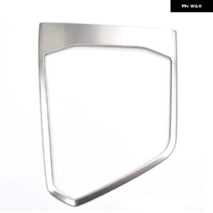 カー スタイリング ステンレス カバー ステッカー ギア シフト パネル インテリア トリム モールディング フォルクスワーゲン - Nonporous silver