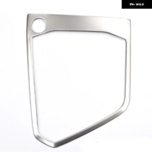 カー スタイリング ステンレス カバー ステッカー ギア シフト パネル インテリア トリム モールディング フォルクスワーゲン - Silver