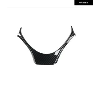 ステアリングホイール パネル ステッカー カバー デコレーション トリム モールディング トヨタ CHR C-HR 2016-2020カーアクセサリー - carbon fiber