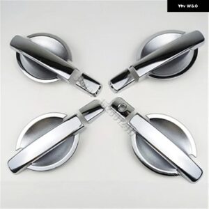 カー スタイリング 日産 ナバラ D40 フロンティア 2005-2015 ABS クローム ドアハンドル ボウル ドアハンドル カバー カバー トリム - 5