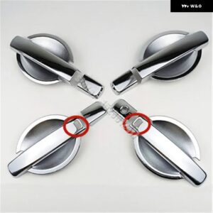 カー スタイリング 日産 ナバラ D40 フロンティア 2005-2015 ABS クローム ドアハンドル ボウル ドアハンドル カバー カバー トリム - 7