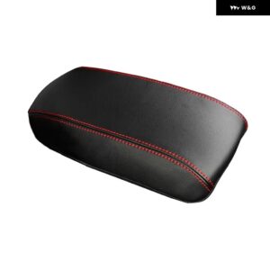 トヨタ カローラ E210 2019 - 24 ハイブリッド PUレザー 車内 アームレスト 収納 ボックス カバー トリム アクセサリー - red