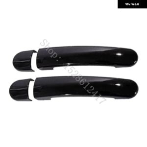 セアト アルテア 2004 2005 2006~2015 ABS 光沢ブラック カーアクセサリー ドアハンドル ボウル ドアハンドル カバー カバー トリム - Glossy Black