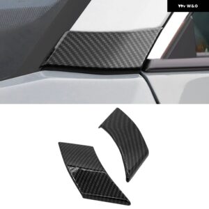 トヨタ RAV4 2019 - 24 RAV 4 XA50 XA 50 ハイブリッドカー フロントウィンドウ Aピラー トリム カバー アクセサリー - Carbon Fiber