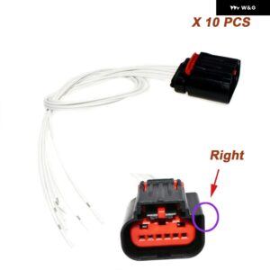 6ピン/ウェイメスアクセルペダルポジションセンサースロットルペダルコネクタプラグ ハーネス FORD G-M 1438153-5 - Right 10 PCS