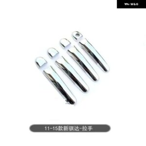 カー スタイリング 日産 TIIDA 2011-2015 ABS クローム ドアハンドル ボウル ドアハンドル カバー カバー トリム - 2