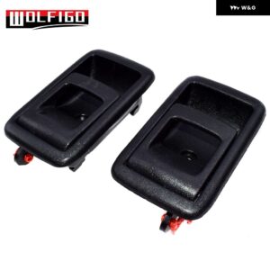ドアハンドル 内側 内装 ブラック LH RH 左 右 ターセル 4RUNNER TACOMA 69205-10070 69206-10070 - Pair