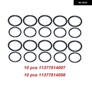 BMW N42 N46/N エンジン スパークプラグ チューブ Oリング シール ガスケット E81 E87 E46 E90 E91 E83 E85 11377514007 11377514008 - 10 Big 10 Small