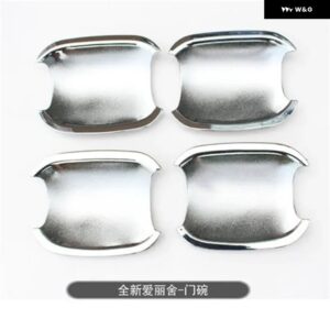 ABSクローム ドアハンドル ボウル ドアハンドル カバー カバー トリム カー スタイリング シトロエン C-ELYSEE ELYSEE 2014-2018 - 2